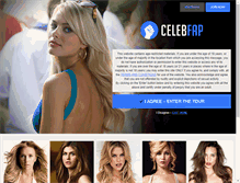 Tablet Screenshot of celebfap.com